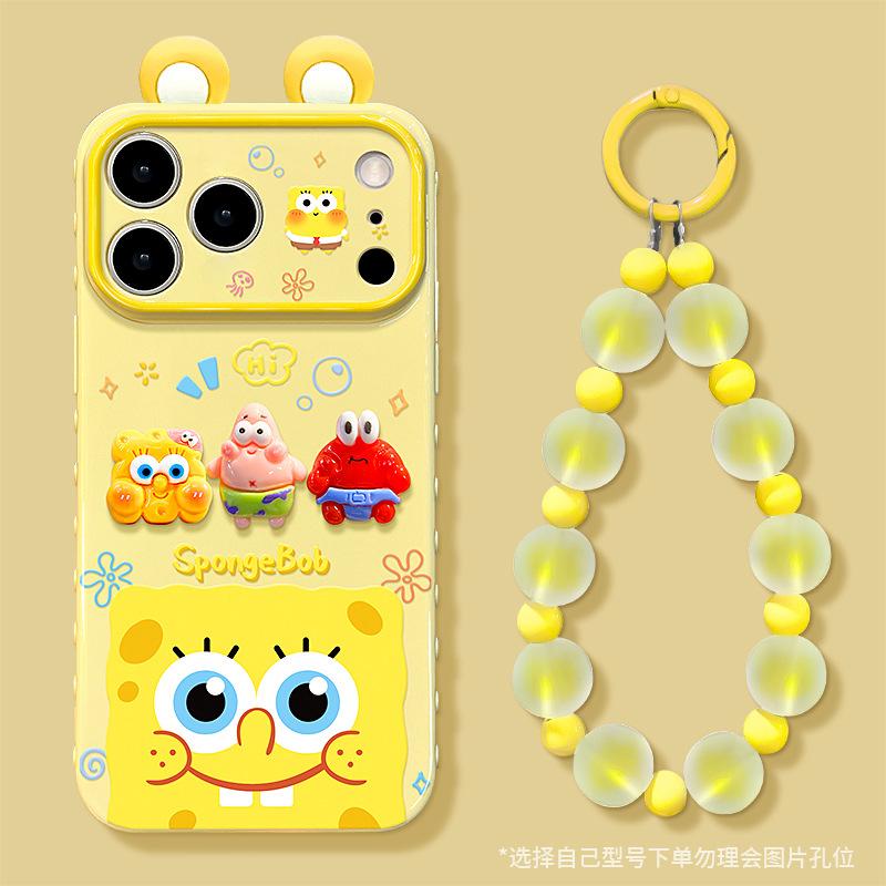 Applicable To Apple 11promax Mobile Phone Case Iphone11 Patrick Star Sponge Doll 11 Cute Cartoon 11 Silicone
