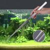 Stainless Steel Aquarium Cleaning Tools Scissors Tweezers Wave Scissors Fish Tank Plants Tools Accessories Pet Aquarium Supplies
