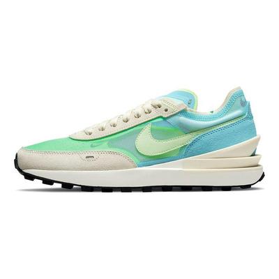 Waffle One Bleached Aqua Lime Glow Women Sneakers Green DC2533-401