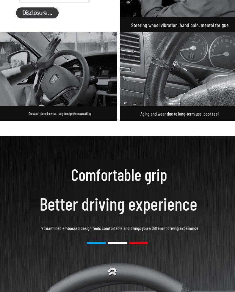 Nio ET5/ET7/ES6/ES8/ES7/EC6/EC7 Steering Wheel Cover, All-Season Universal Fit