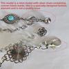 Mei Mary Metal waist chain - women's fashion versatile dress waist cincher decoration - vintage silver hook adjustable belt
