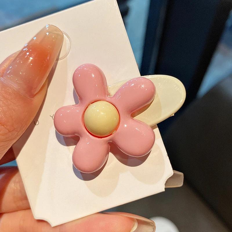 Neue Koreanische Blume Kleine Haarnadel Kinder Seitenhaarnadeln BB-Clip Haaraccessoires Kopfschmuck Kleines Mädchen Pony Haarspangen
