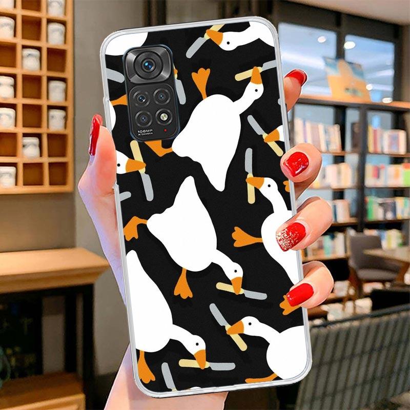 Cartoon Duck Goose Game Cover Phone Case For Xiaomi Redmi Note 15 14 13 12 11 10 Pro Plus 14S 12S 11S 11T 11E 10S Soft Fundas Sh