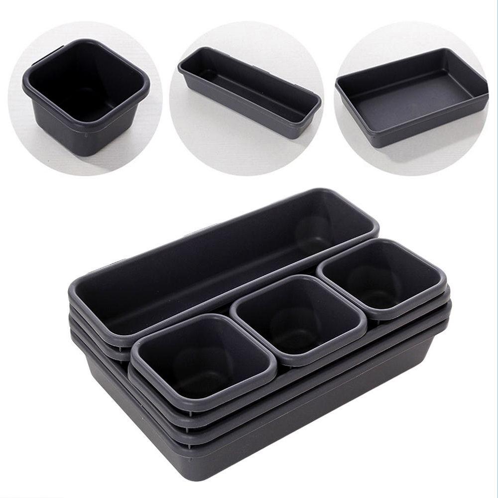 Plastic Drawer Organizers Space Saving Cosmetics Organizer Boxes  for Home Office Desk