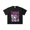 260 GSM Double Yarn 32 Count 100% Cotton Demon Slayer V31 Akaza Print Unisex Heavy Cotton T Shirt