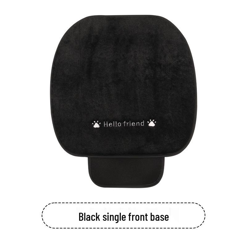 Cartoon Kitten Winter Plush Car Seat Cushion for Honda Civic, Haoying, XRV, Inspire, CRV