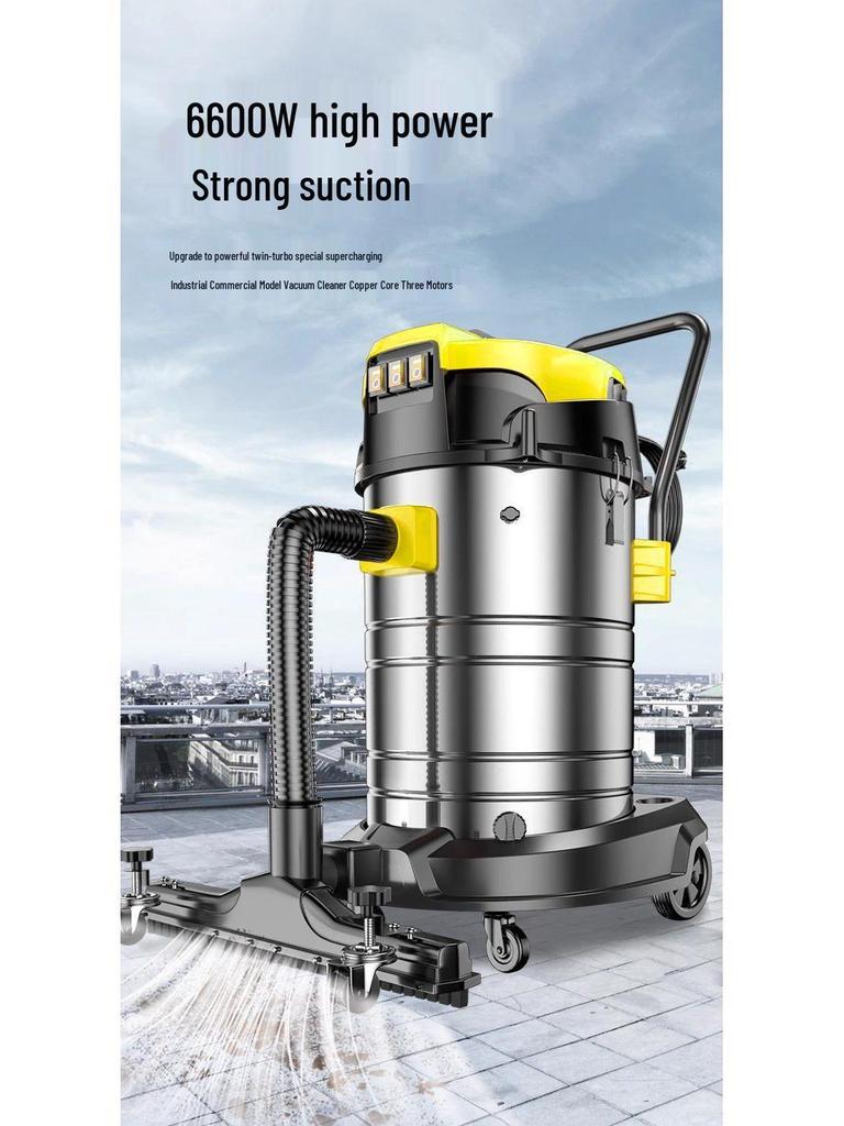 High-Power Industrial Vacuum Cleaner for Household, Car, and Carpet Grout Cleaning