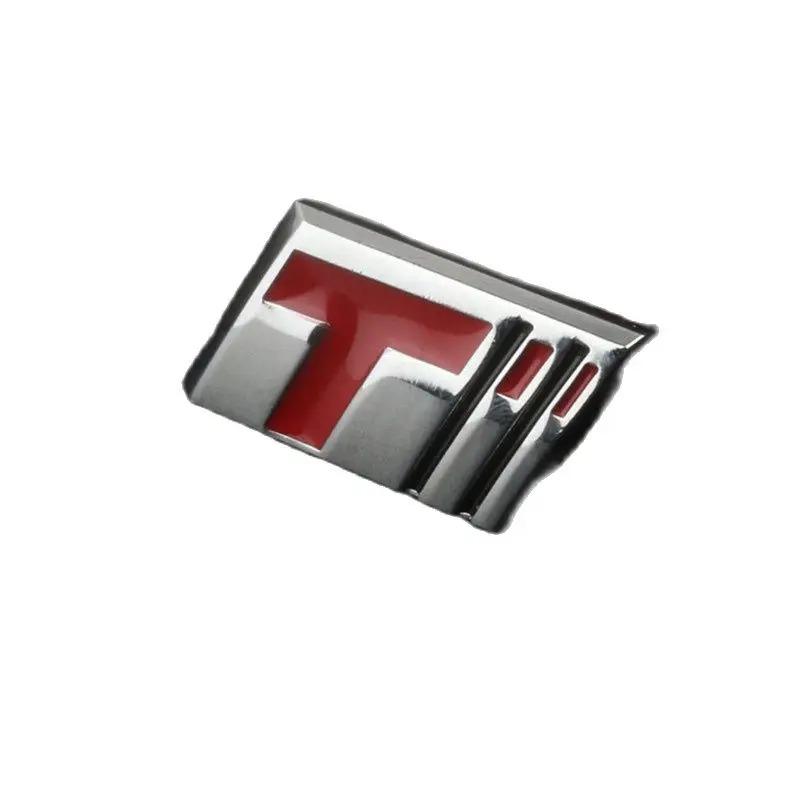 Car Sticker T Logo Sticker Emblem Badge Rear Trunk 3D Auto Decals for T Excelle XT GT T Turbo HRV Regal Encore Car Styling