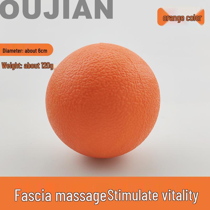 Smooth TPE Fascia Massage Ball for Foot, Shoulder & Neck - Hard Peanut Ball