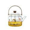 Multi-purpose Glass Beam Handle Teapot