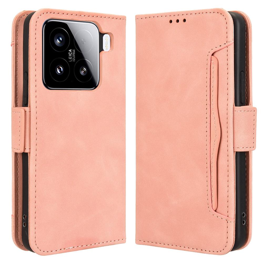 For Xiaomi 15 Pro Leather Case Phone Wallet Cover with Multiple Card Slots