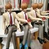 16CM Death Note Sedící póza Light Yagami Anime figurka Panenka Stolní ozdoba Dekor Kreslená postavička Sběratelský model Hračky Dárek