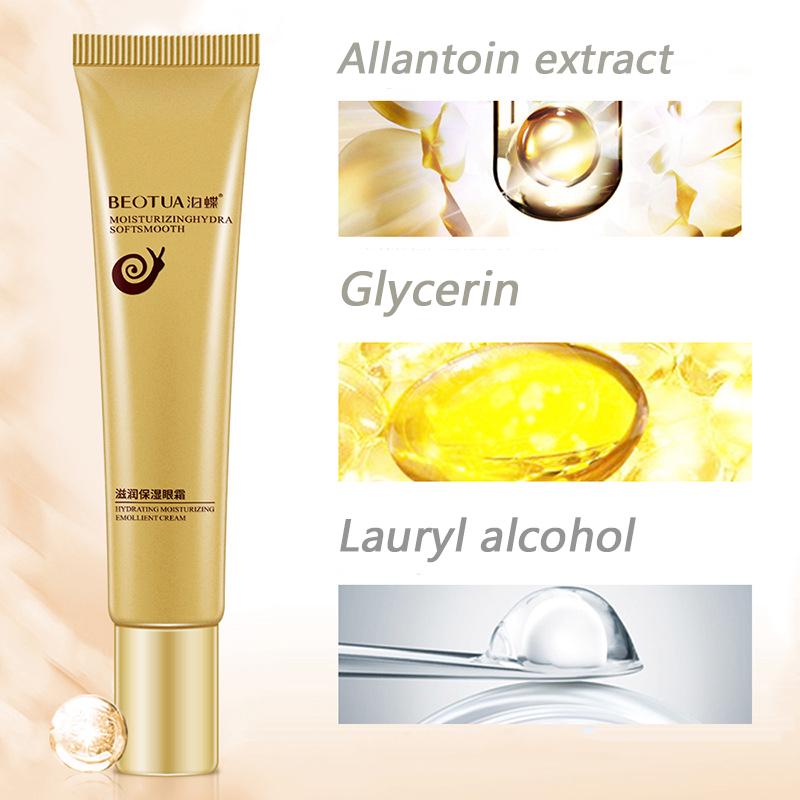 Snail Eye Cream Hydratační zpevňující oční krém s anti Aging Eye Essence Eye Skin Care Cream