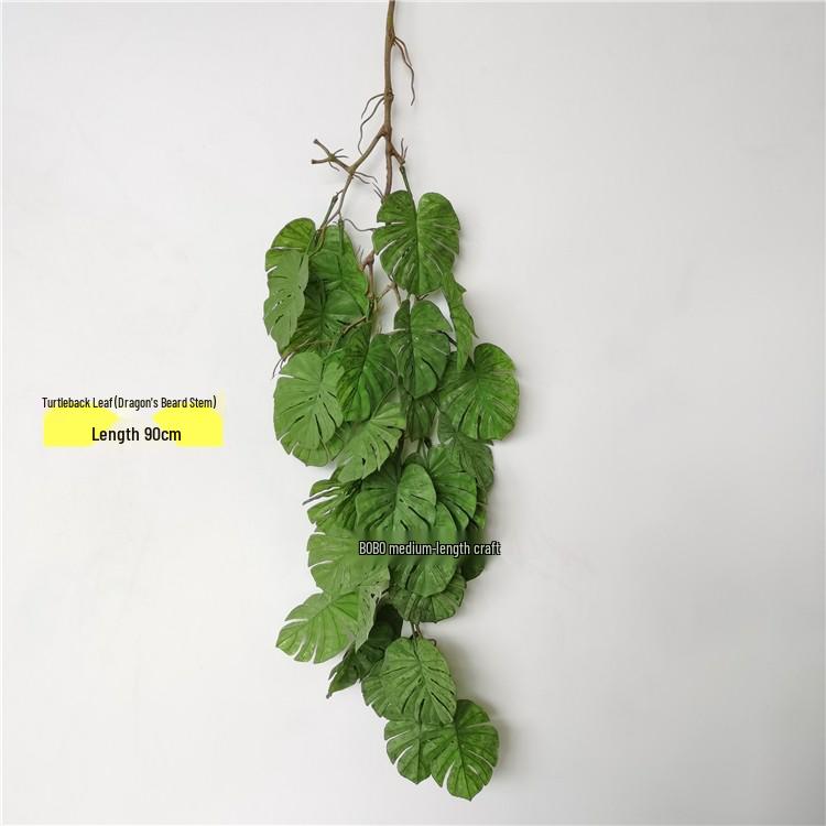 Artificial Spider Plant & Fern Hanging Decor - Trailing Green Vines for Wall & Ceiling