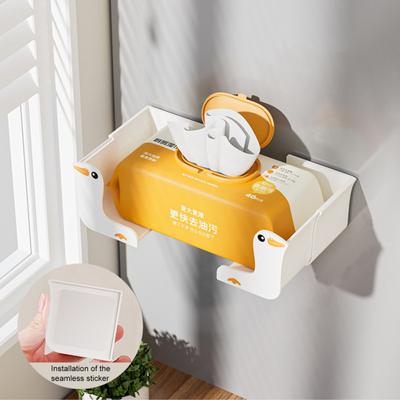 Yousheng Glove Tissue Box Holder Adjustable Tissue Paper Dispenser Wall Mount Fridge Towel Holder for Kitchen Bathroom Refrigerator