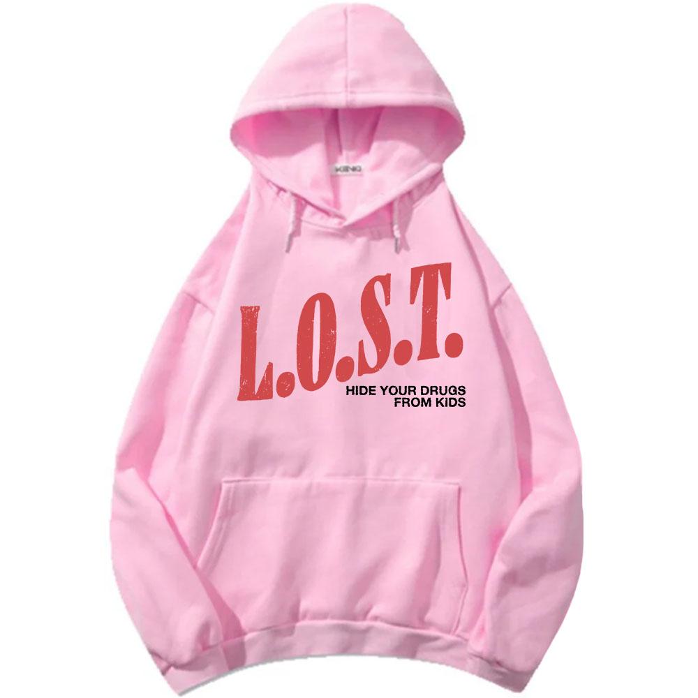 Mgk Lost Americana Hoodies Mode Herbst Fleece Kapuzenpullover Freizeit Langarm Herren Pullover Grafische Druckoberteile