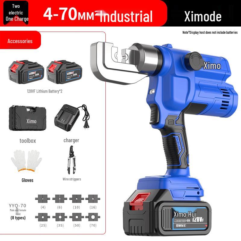 Rechargeable Hydraulic Cable Lug Crimper