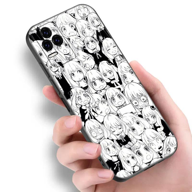 Spy X Family Anime Phone Case For Xiaomi POCO F2 F3 M2 M3 M4 X3 X4 Pro NFC F4 GT 5G F1 X2 C3 C31 C40 M5S Soft TPU Black Cover