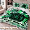 Sporting CP Printed Bedding Set Custom Name Text 1 Duvet Cover 2 Pillowcases For Bedroom