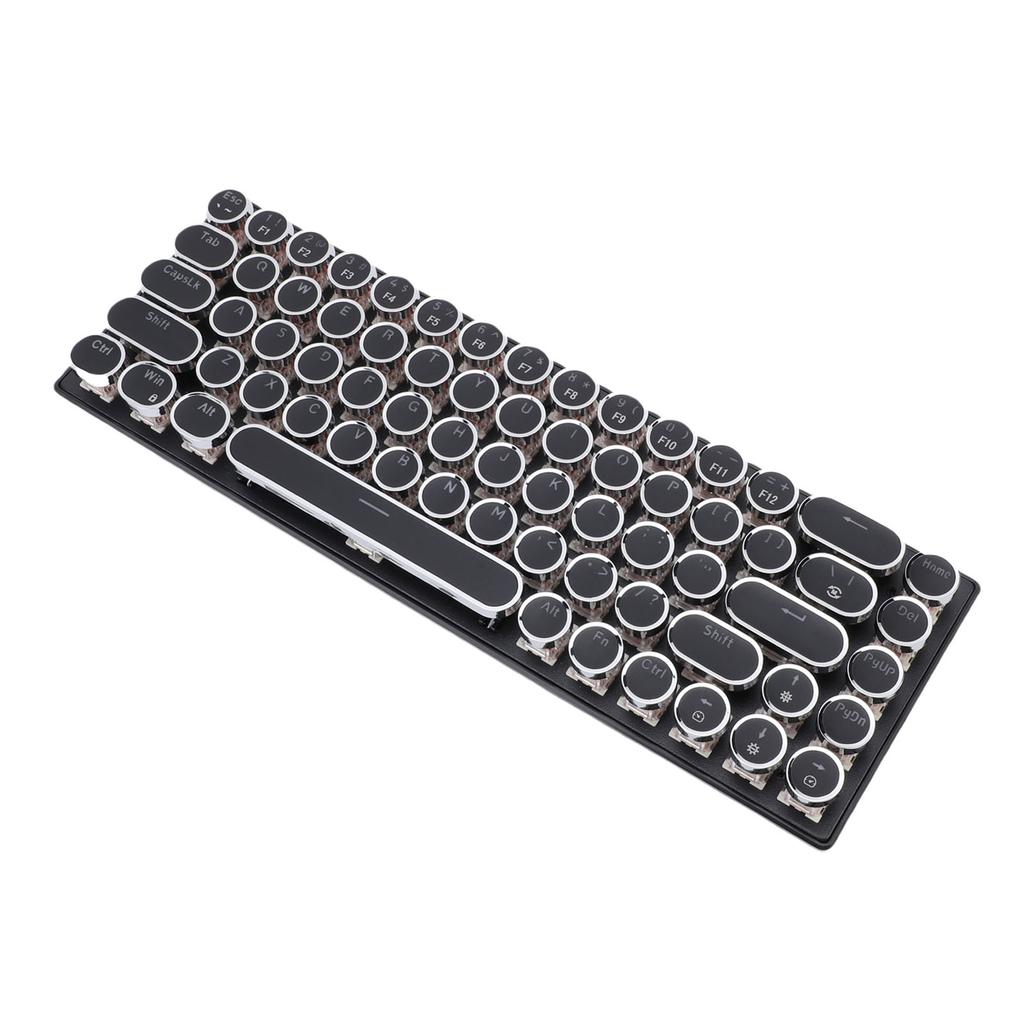 Wired Gaming Keyboard TW1870 68 Keys RGB Colorful LED Backlight Portable Compact Gaming Keyboard