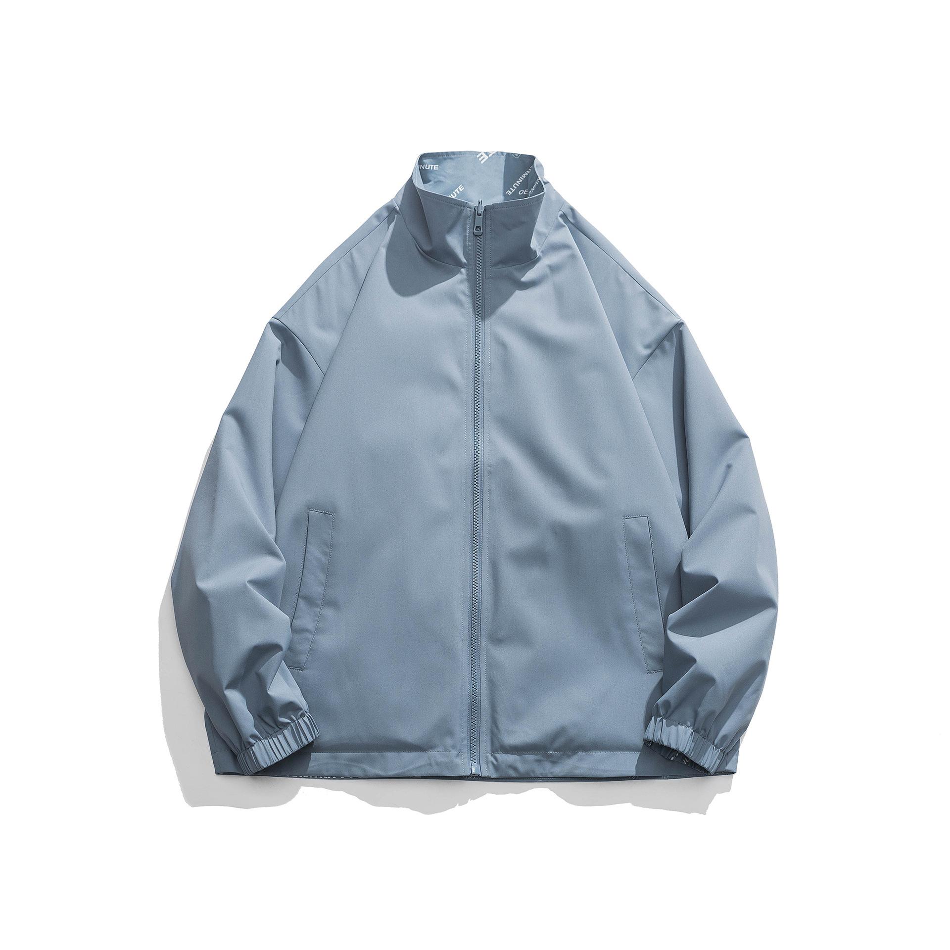 Autumn Jacket On Both Sides Trendy Loose Casual Windproof Versatile American Ruffian Handsome Full Printed Jacket XL синий