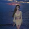 [Lemon Yellow] Swimsuit Women's Bikini Four-piece Split Long Sleeve Meat Cover Holiday Seaside Premium Bikini