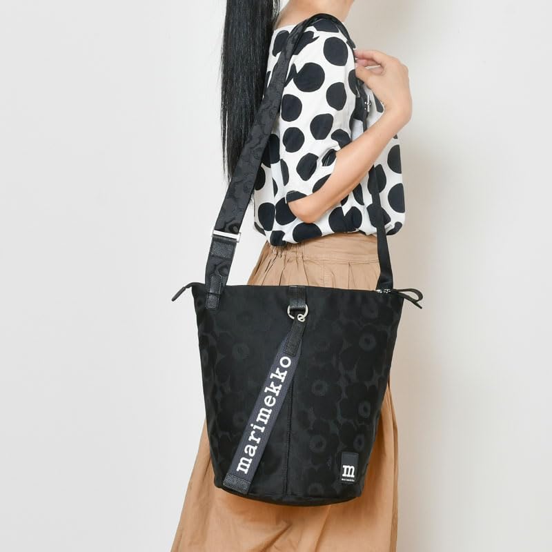 All Day Bucket Unikko Shoulder Bag F Black [Marimekko] Women's 52_1_52239292226