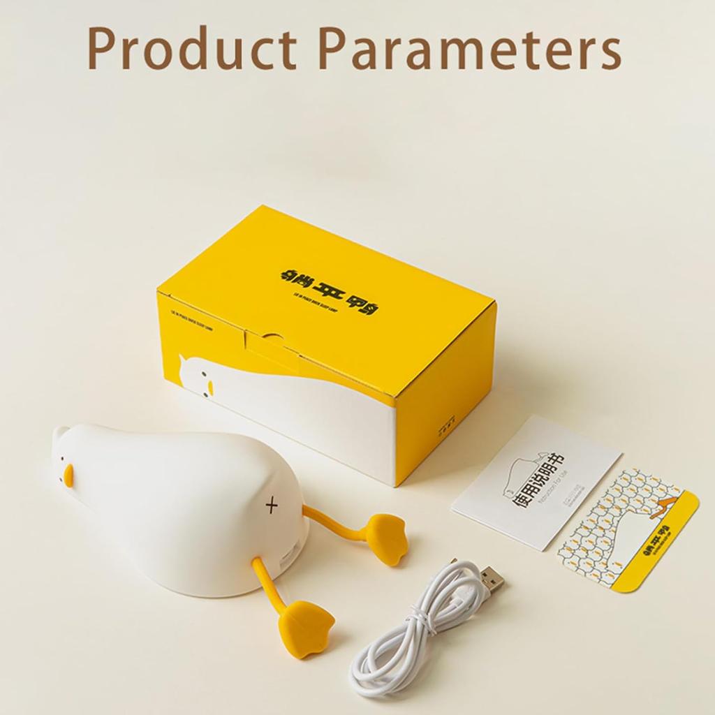 Led Night Light Cute Cartoon Animals Silicone Lamp For Children Kid Touch Sensor Timing Usb Rechargeable For Birthday Gifts