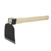 Hoe With Short Wooden Handle Handheld Garden Dig Soil Tool Great for Loosening or Weeding Soil