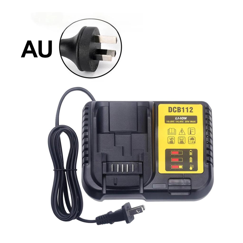 NEW Upgraded DCB112 Battery Charger For Dewalt 10.8V 12V 14.4V 18V 20V DCB206 DCB205 DCB204 DCB203 DCB120,DCB107 DCB115 DCB105