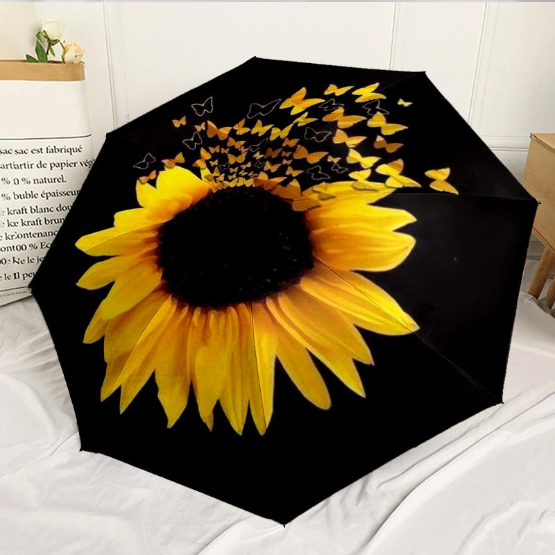 

Pink Rose Beauty 8-Frame for Travel, camping, Casual Lightweight Portable Umbrella, Essential for every family Holidays Birthday Gift