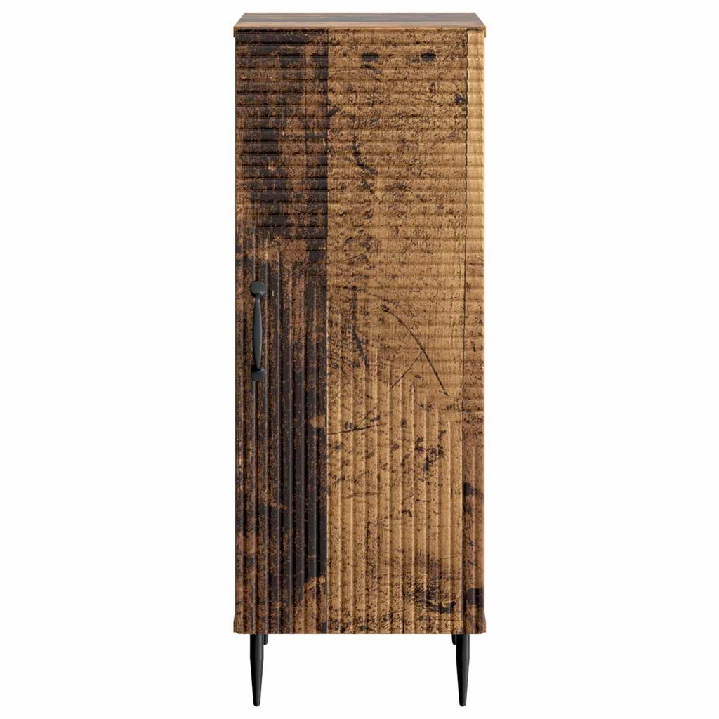 Vintage Style Sideboard Made of Reclaimed Wood 33 X 34.5 X 89.5 Cm Engineered Wood