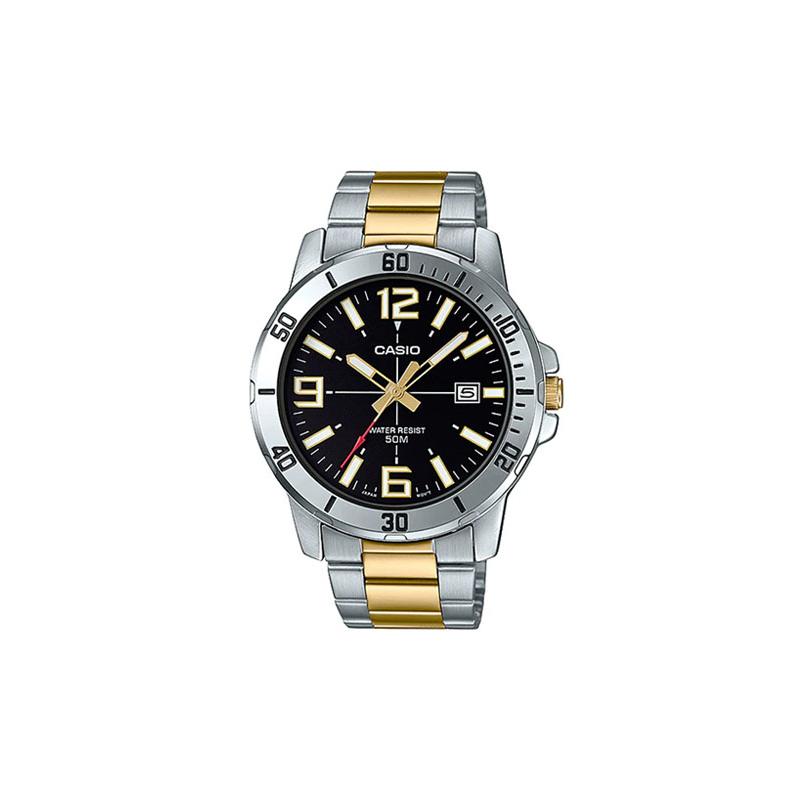 

Watch Swordfish Heart of the Ocean Business Casual Classic Pointer Date Display Waterproof Quartz Movement Japanese and Korean Men s MTP-VD01SG-1B чёрный