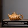 Pumpkin  Yixing Handmade Purple Clay Teapot, Raw Ore, Gold Sand,tea Pot, Kung Fu Tea Set 130ml