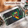 Personalized Crystal Velvet Carpet Rapid Wien FC Pattern Non Slip Floor Rug