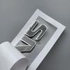 Lettere Piatte Grandi in ABS 3D V12 Emblema per Auto Bagagliaio Parafango Targhetta Nome Adesivo per mercedes-benz S400 S500 S600 Cromo Nero Lucido