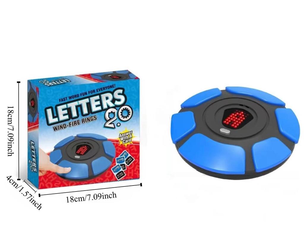 Interactive Crazy Letters Game Board: Educational ABS Material Toy for Kids