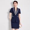 Women's Professional Summer Short Sleeve Blazer - Elegant Workwear for Beauticians & Hotel Receptionists