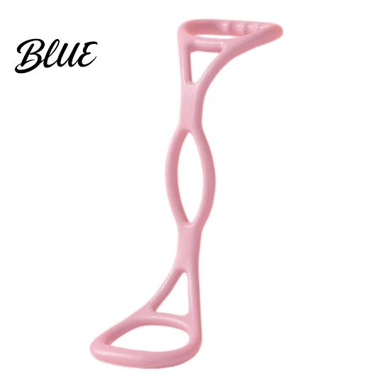 Portable Fitness Bands Figure 8 Resistance Band with Handle Anti-slip Men Women Chest Pilates Expander Elastic Strap Arm Back Shoulder Stretch
