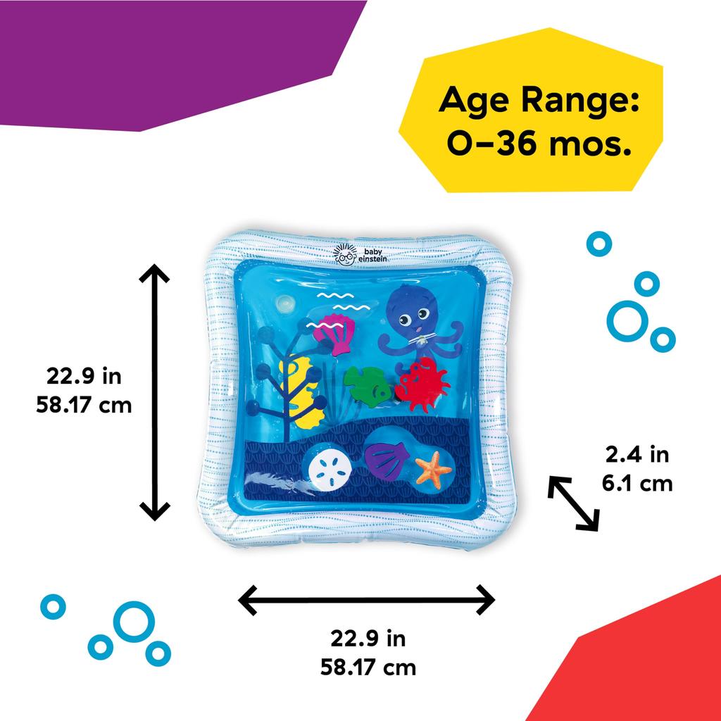 Kids II Japan Baby Einstein Baby Einstein Water Mat Sea World Stomach Sitting Baby Play Mat Sea 12628 [0 Months~]