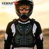 Kids Off-Road Motorcycle Armor Jacket Boys Girls Cycling Protection Gear Chest Back Shoulder Pad Suit