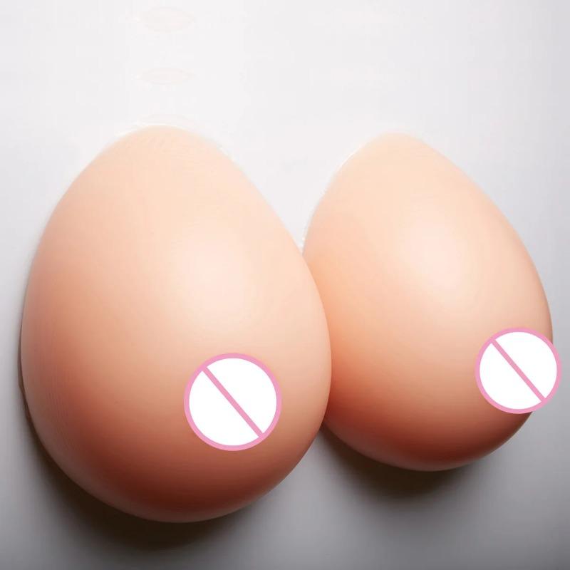 1 Pair of silicone breast surgery for role-playing, silicone breast shape crossdressing, transgender sissy queen bra set
