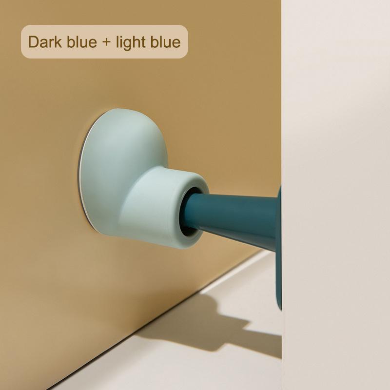 

Милые настенные дверные стопоры, силиконовые самоклеящиеся, без сверления, декоративные держатели для дверей