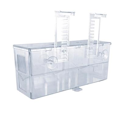Highly Transparent Fish Breeding Box Double Layer Acrylic Aquarium Isolation Box Suspension Peacock Fish Breeding Box Feeding
