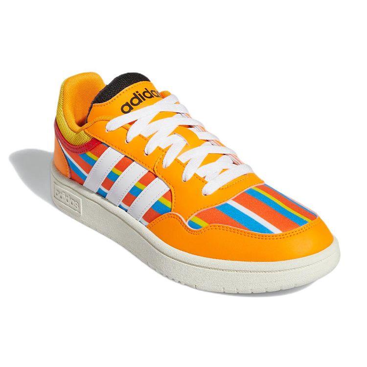 Adidas Neo Hoops 3.0 Sesame Street Collaboration Casual Low-Top Sneakers Unisex Sneakers Orange GX3703