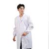 Unisex Long Sleeve White Lab Coat for Workshops and Food Handling