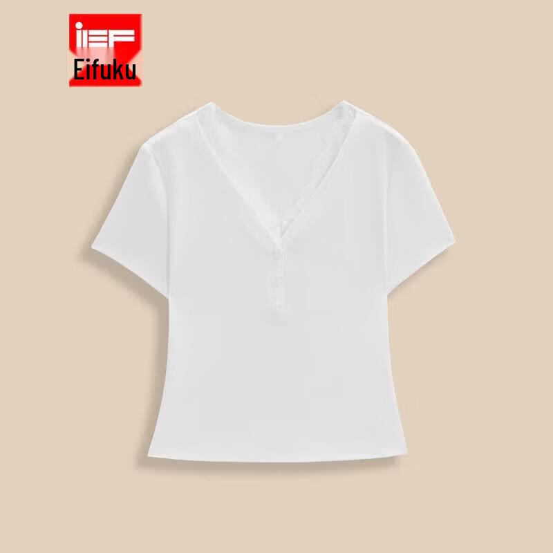 IEF 2026 Petite Korean Style Versatile T-Shirt L