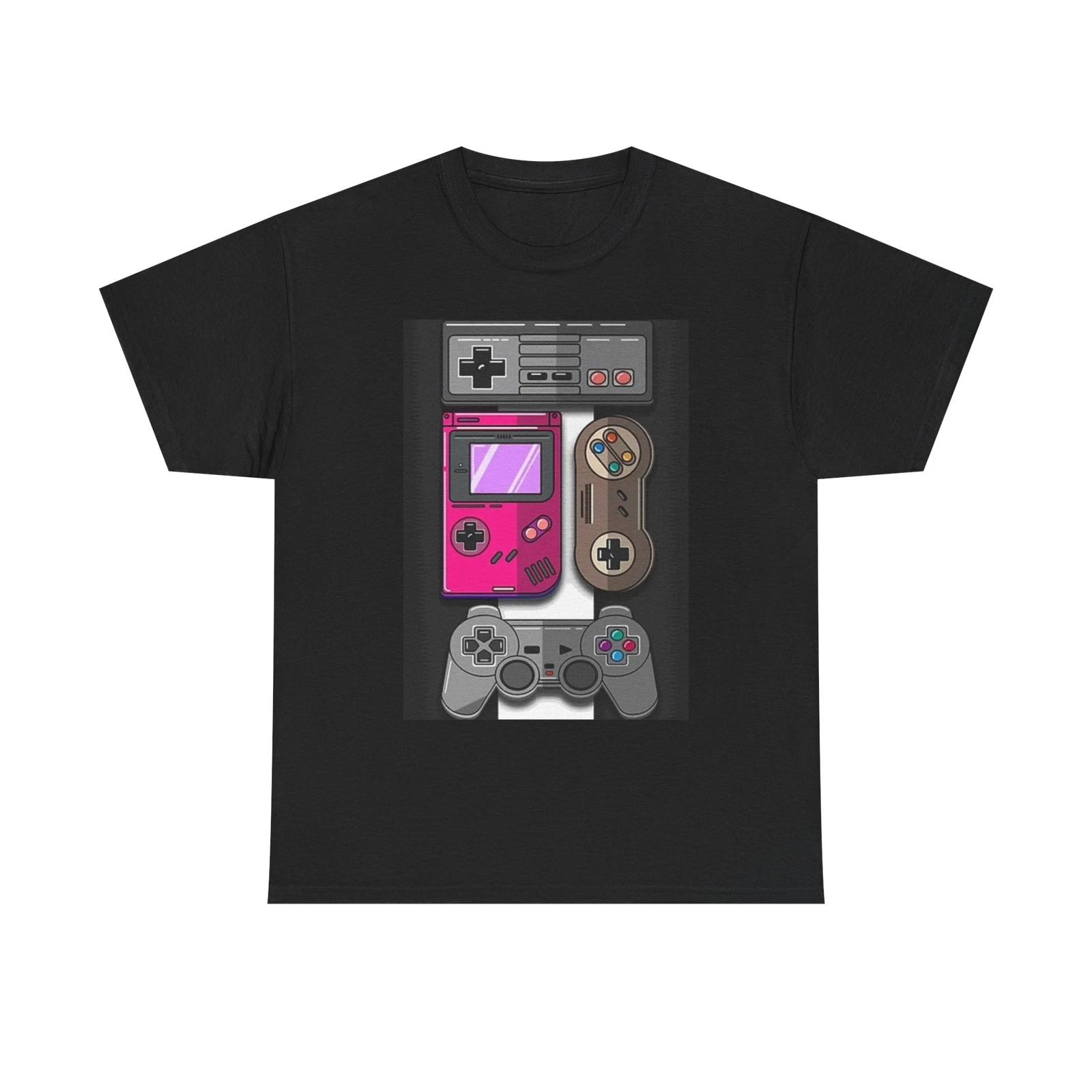 Men s and Women s T-shirts Vintage Video Game Controller M