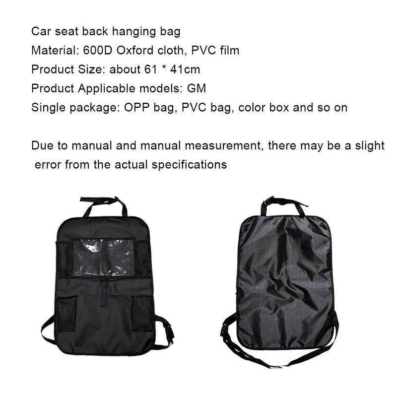 Universal Car Organizer Backseat Tablet PC Stand iPad Holder Car Backseat Storage Bag Multi-Pocket Car Seat Organizer Holder