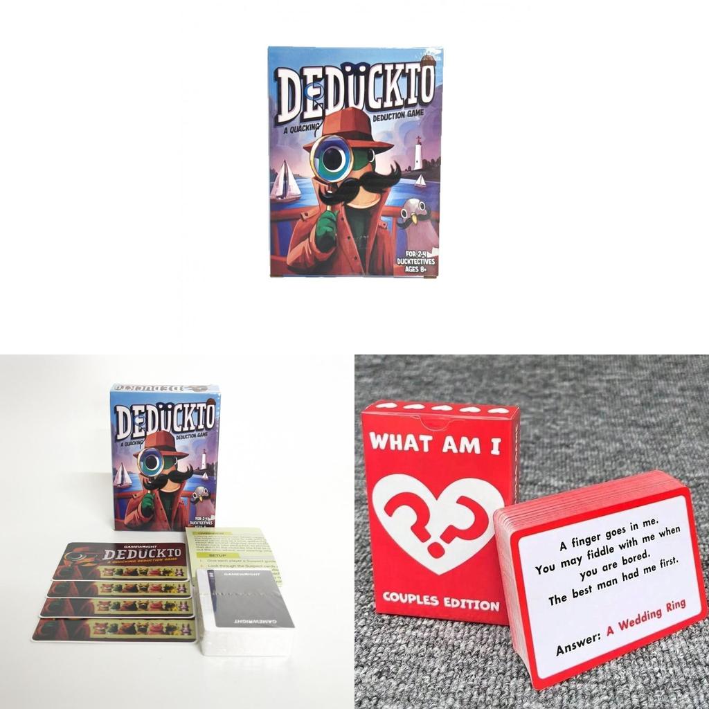 Deduckto Kartenspiel für Familie und Party mit interaktivem Spiel